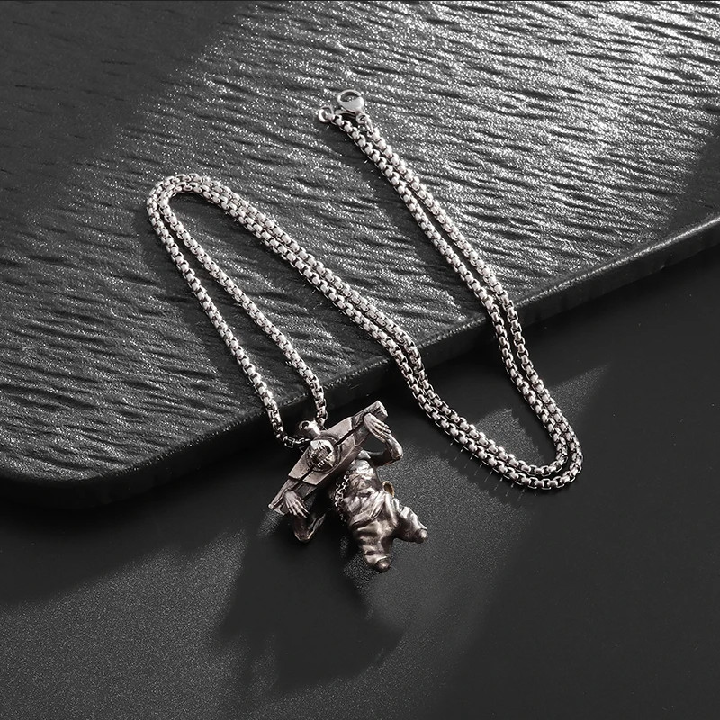 Imprisoned Monster Jewelry Vintage Silver Sexy Gothic Torture Pendant Necklace