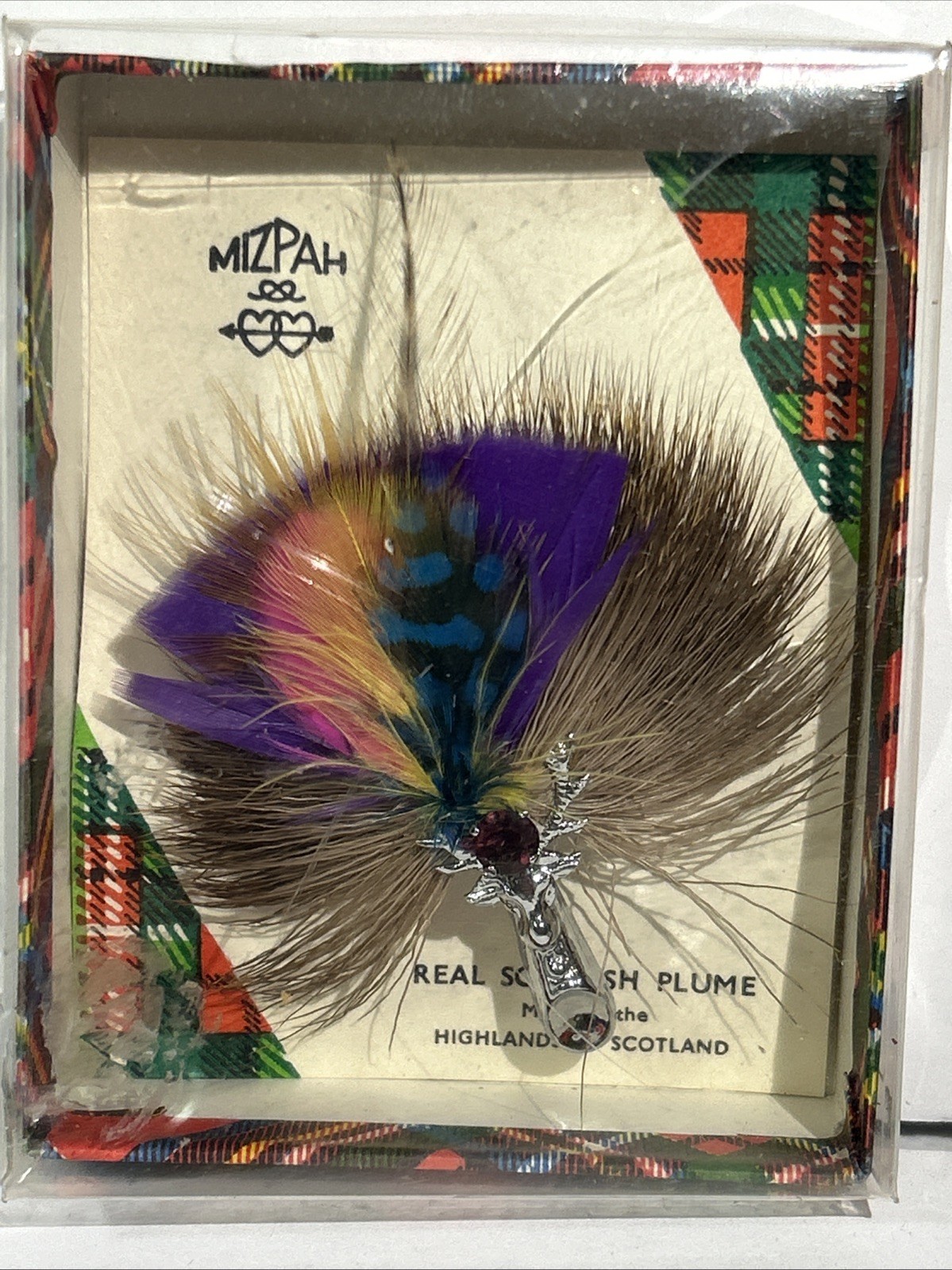 VTG REAL MIZPAH SCOTTISH PLUME Made In The Highland Of Scotland A2