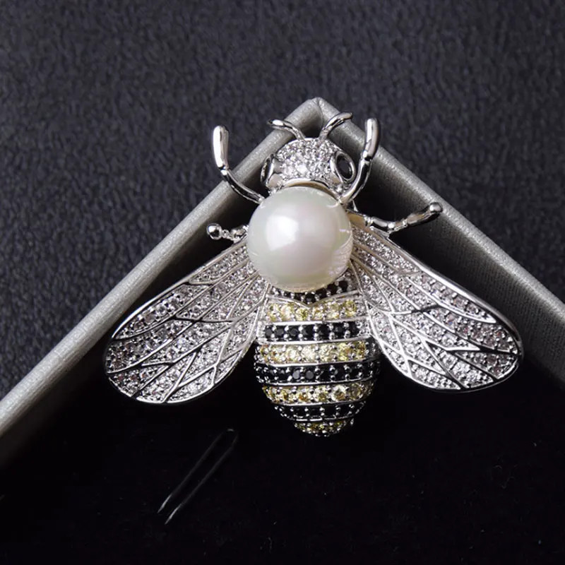 Enamel Key Brooch Pin Jewelry Womens Gift