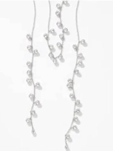 NIB – Touchstone Crystal CHA CHA LARIAT Necklace – 48″ Versatile Wrap Around