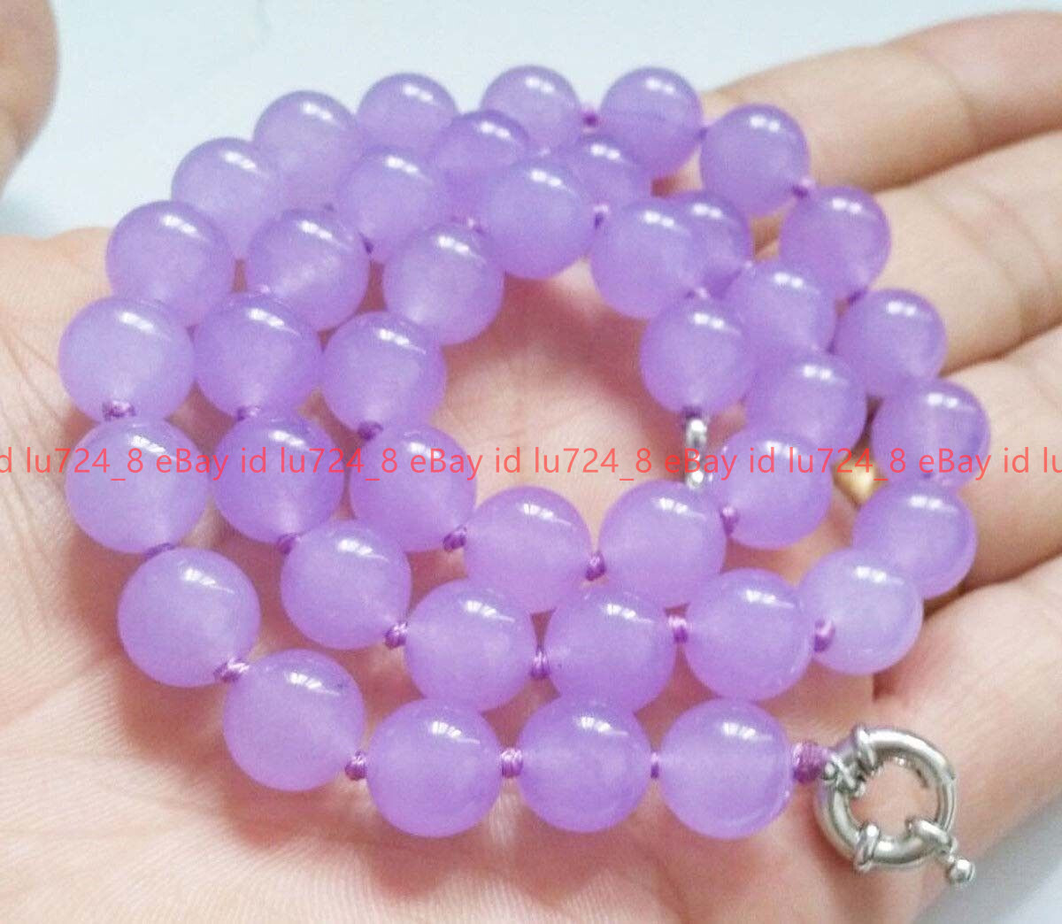 Natural 8mm 10mm Alexandrite Gemstone Round Beads Jewelry Necklace 14-100″