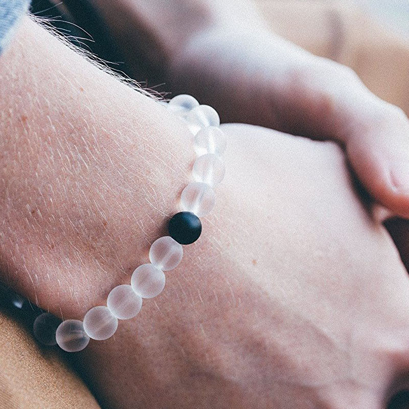 Wholesale 50 Pcs Natural Stone Bracelets Men’s Chakra Healing Power Bangles Lot