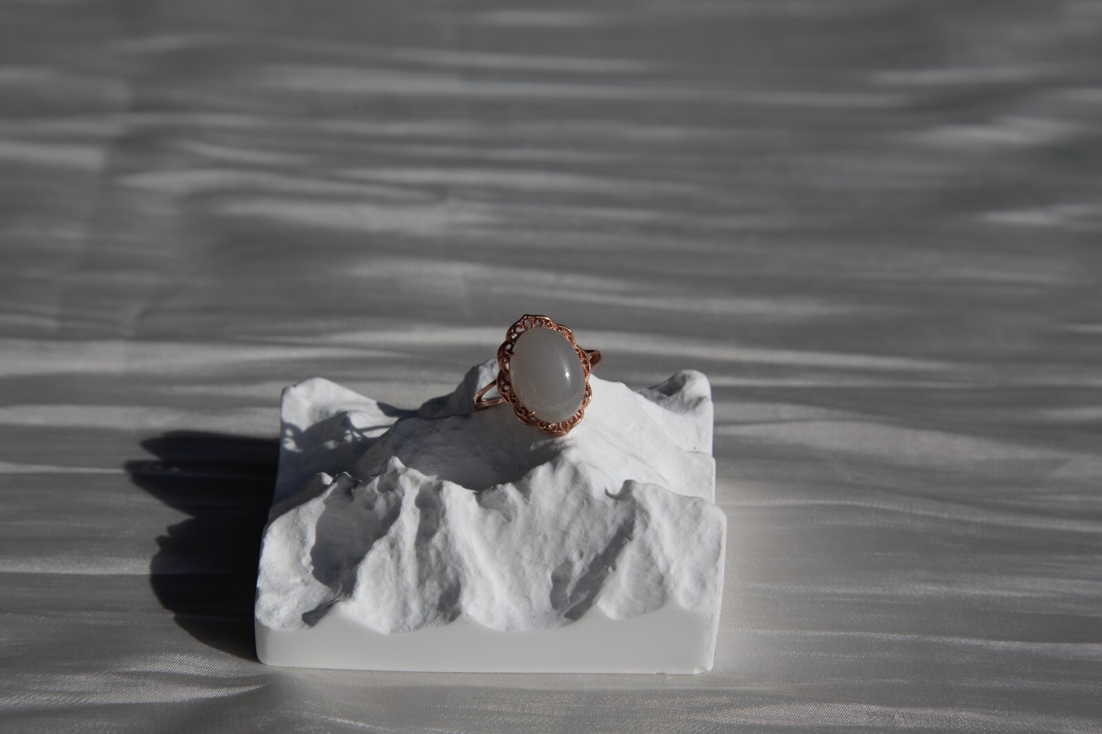 14mm * 10.5mm * 5.5mm Dark Purple Nephrite Ring, S925 Silver | 烟紫戒指，银镶活口