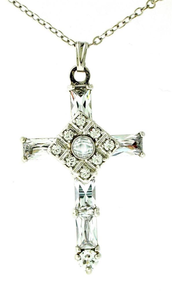 The Lords Prayer Cross Pendant Necklace – New in Beautiful Velvet Gift Box