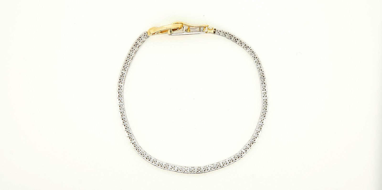 Simon G. 18K White Gold Diamond Tennis Bracelet 1.02 CT F/G VS/SI