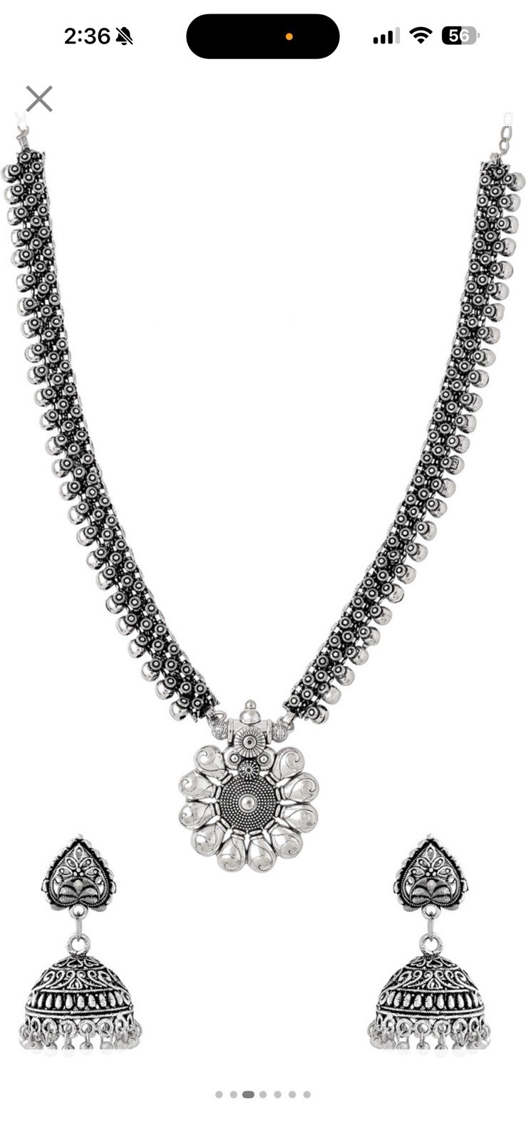 Oxidized Necklace For Navratri