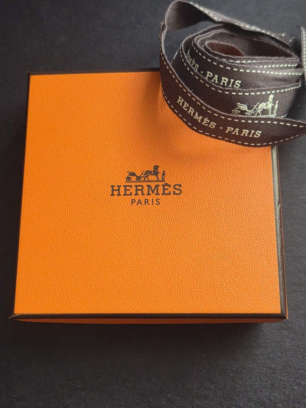 Hermes Mini Kelly Double Tour Leather Bracelet Palladium Plated Lock T3 Box