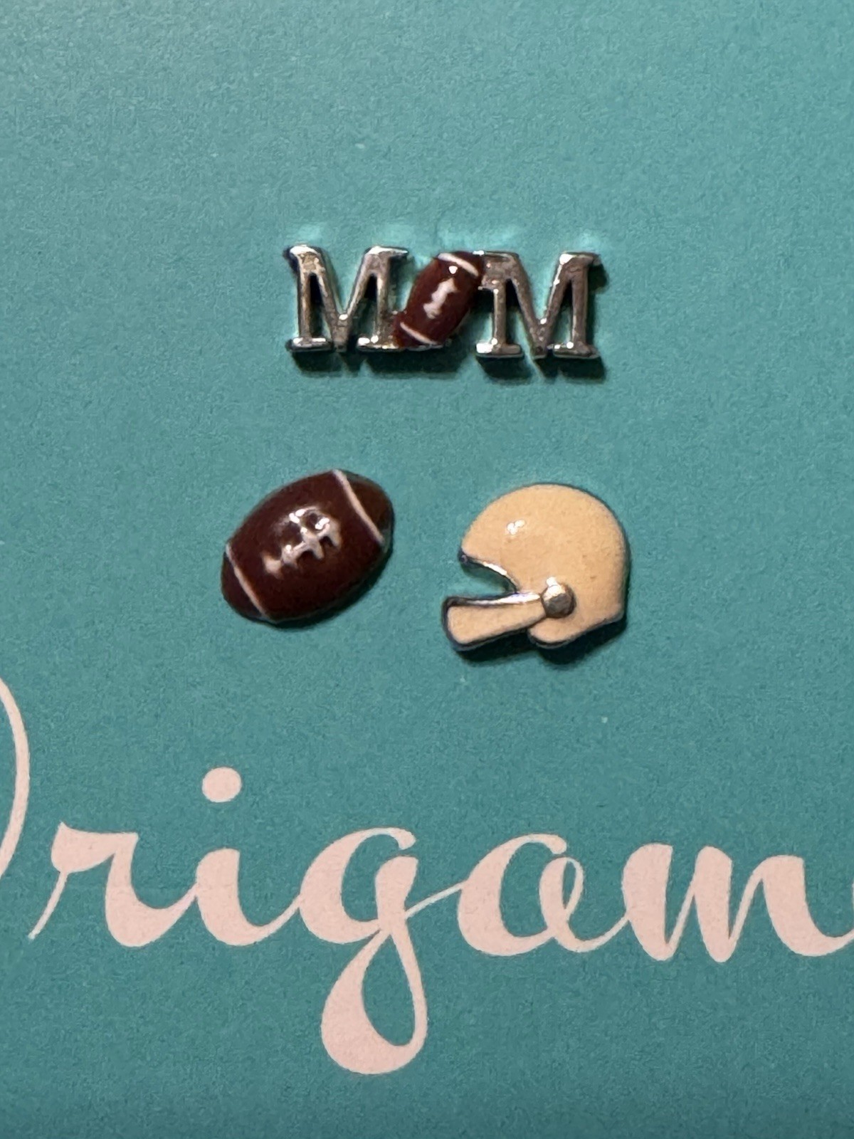 Origami Owl Football Mom Charms