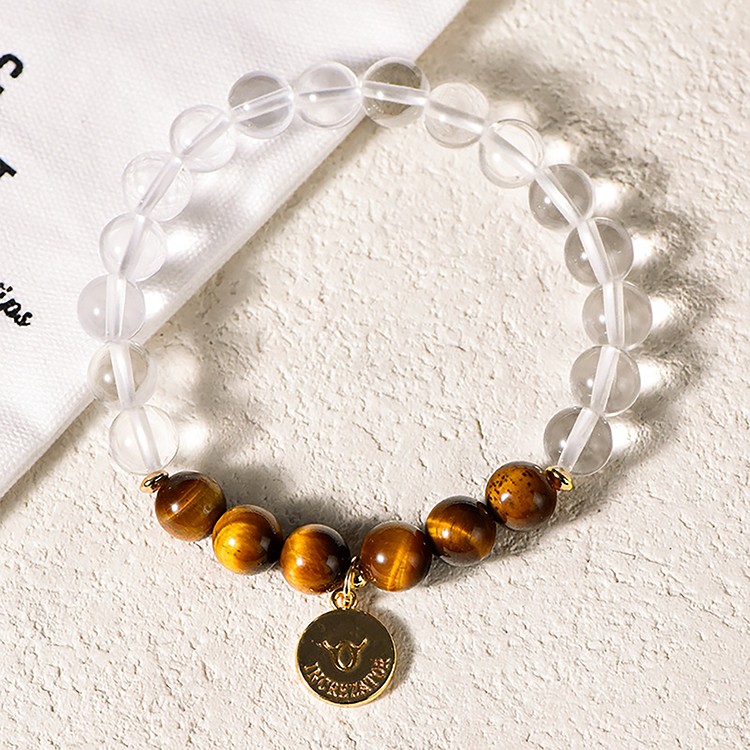 Zodiac Crystal Healing Stone Set with Bracelets for Energy Generator Meditation
