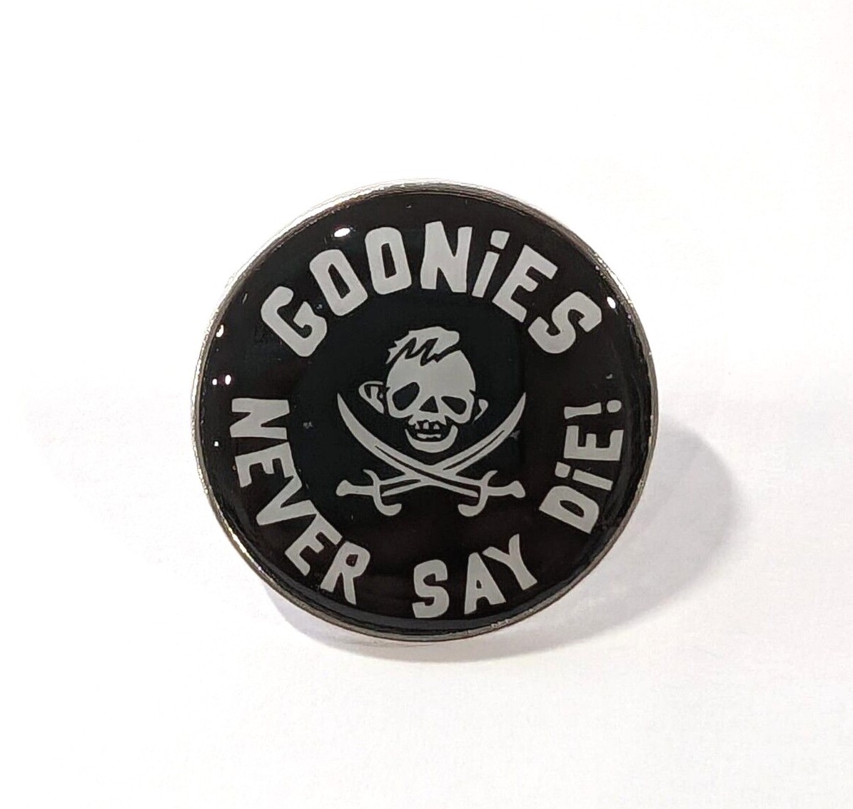 Goonies Never Say Die! Lapel – Full Metal Enamel pin – Brooch Pin – Four Styles