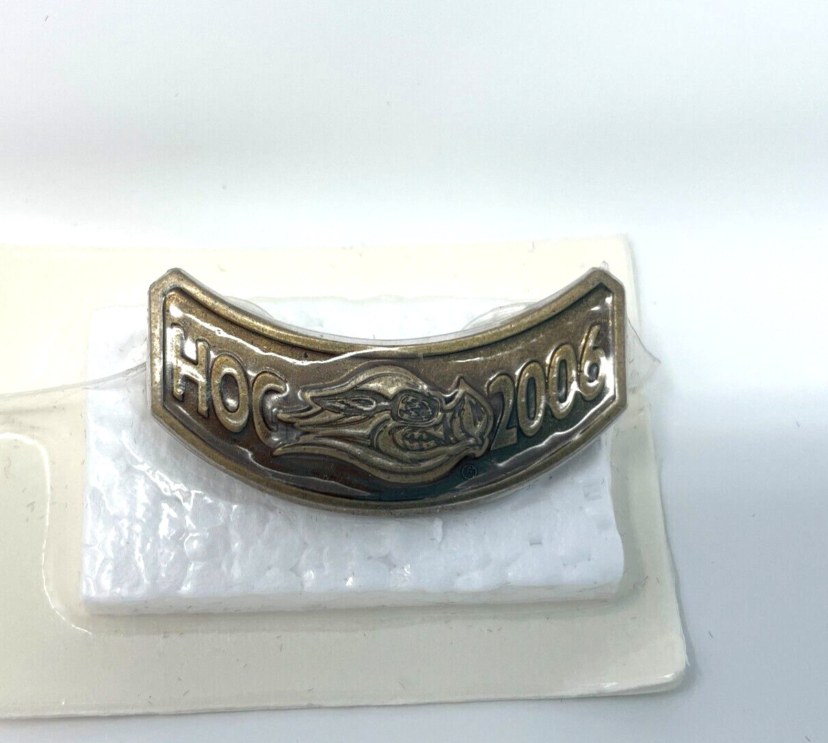 Harley Davidson HOG Harley Owners Group NEW 2006 Brass Tone Pin Vest Jacket