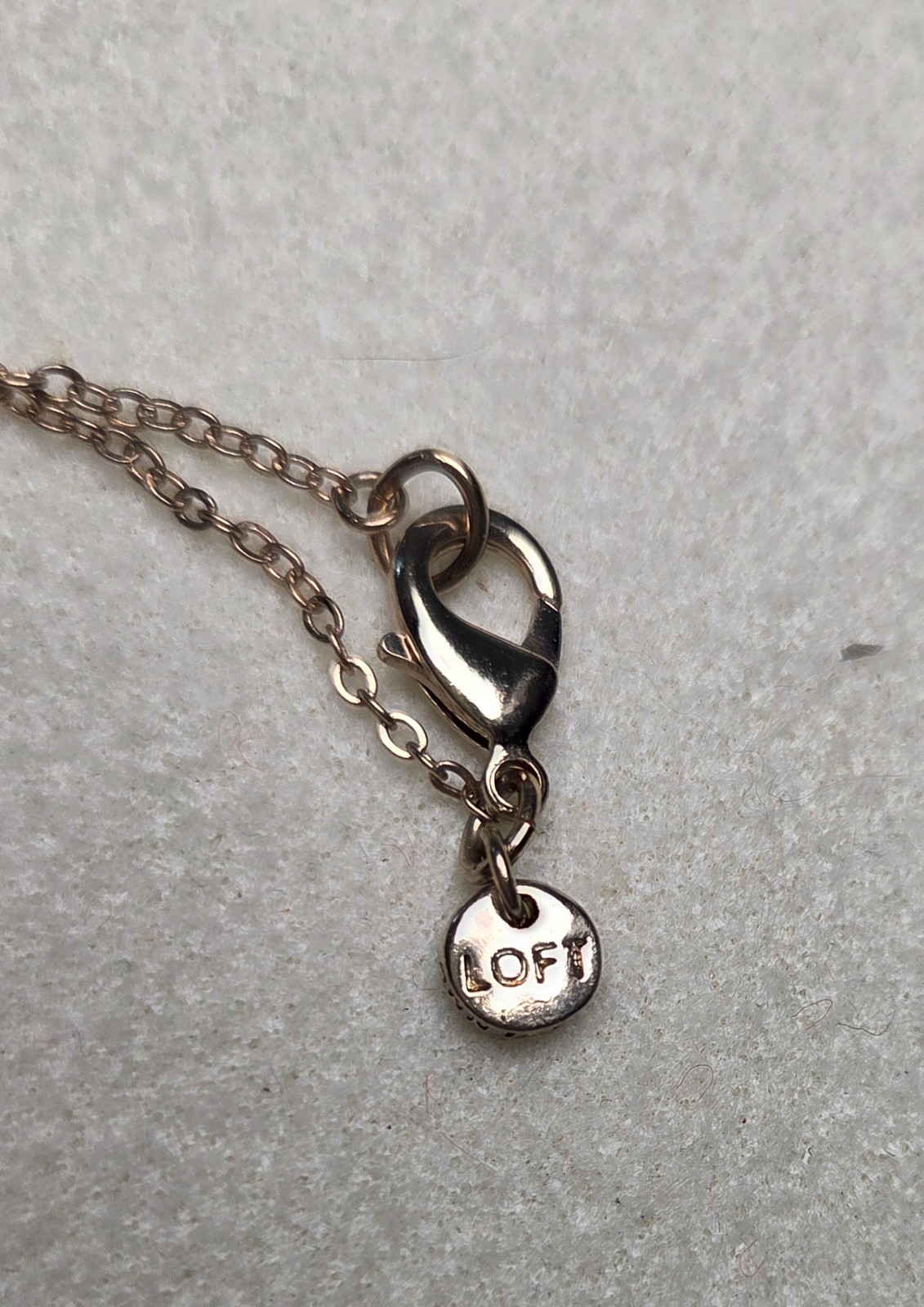 Loft Chain and Crystal Necklace