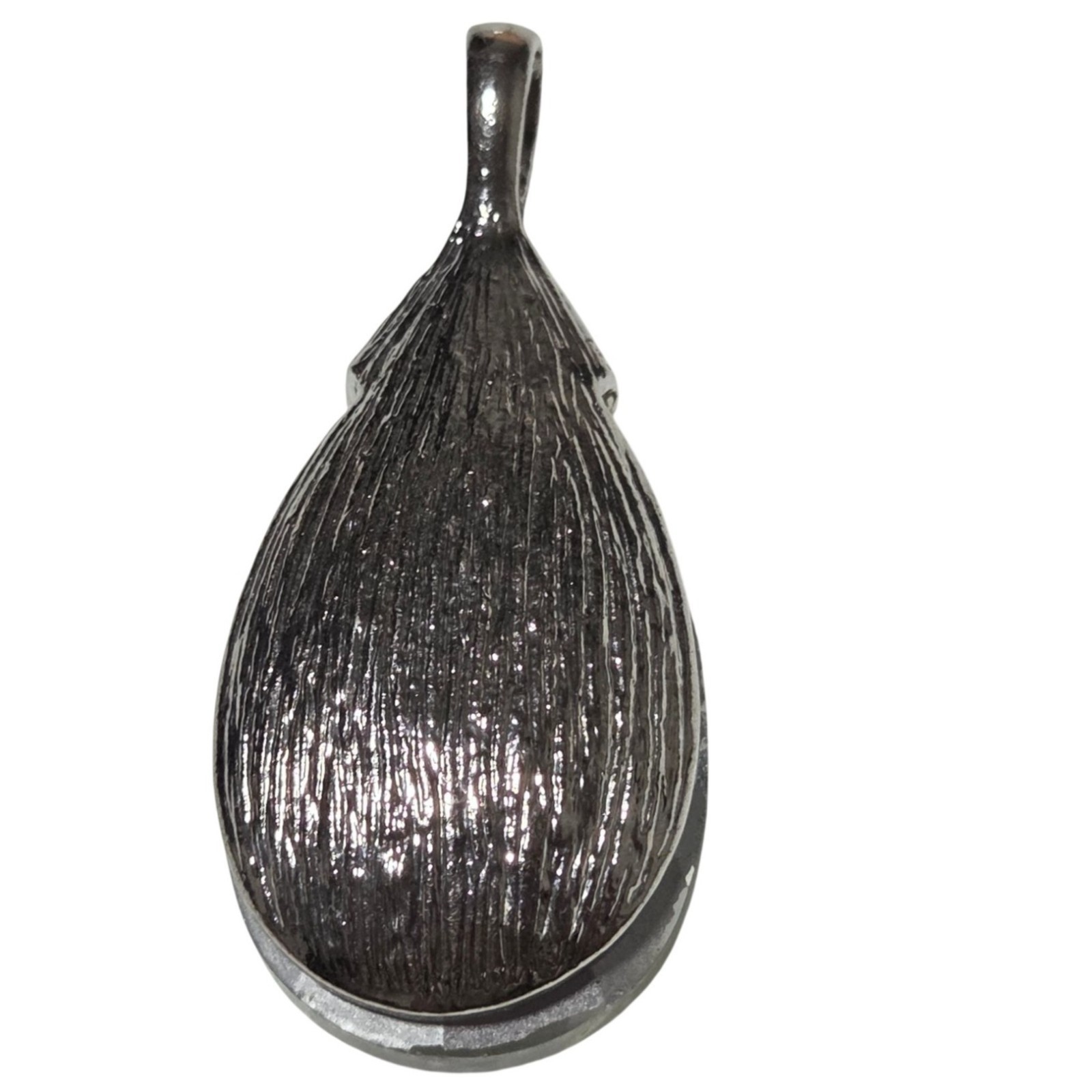 Teardrop Clear Crystal Pendant Decorative Metal Bail Fashion Jewelry Component