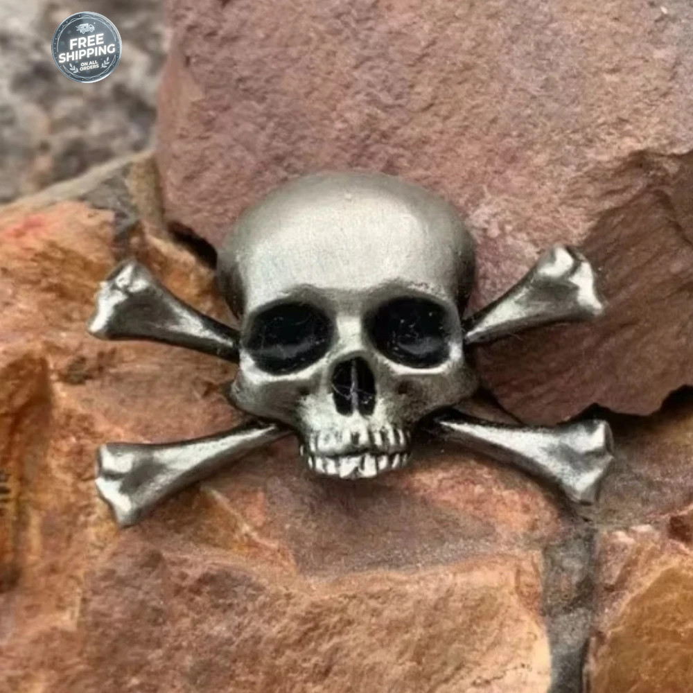 Halloween Skull Pin Punk Skeleton Badge Gothic Brooch for Jewelry Accessory