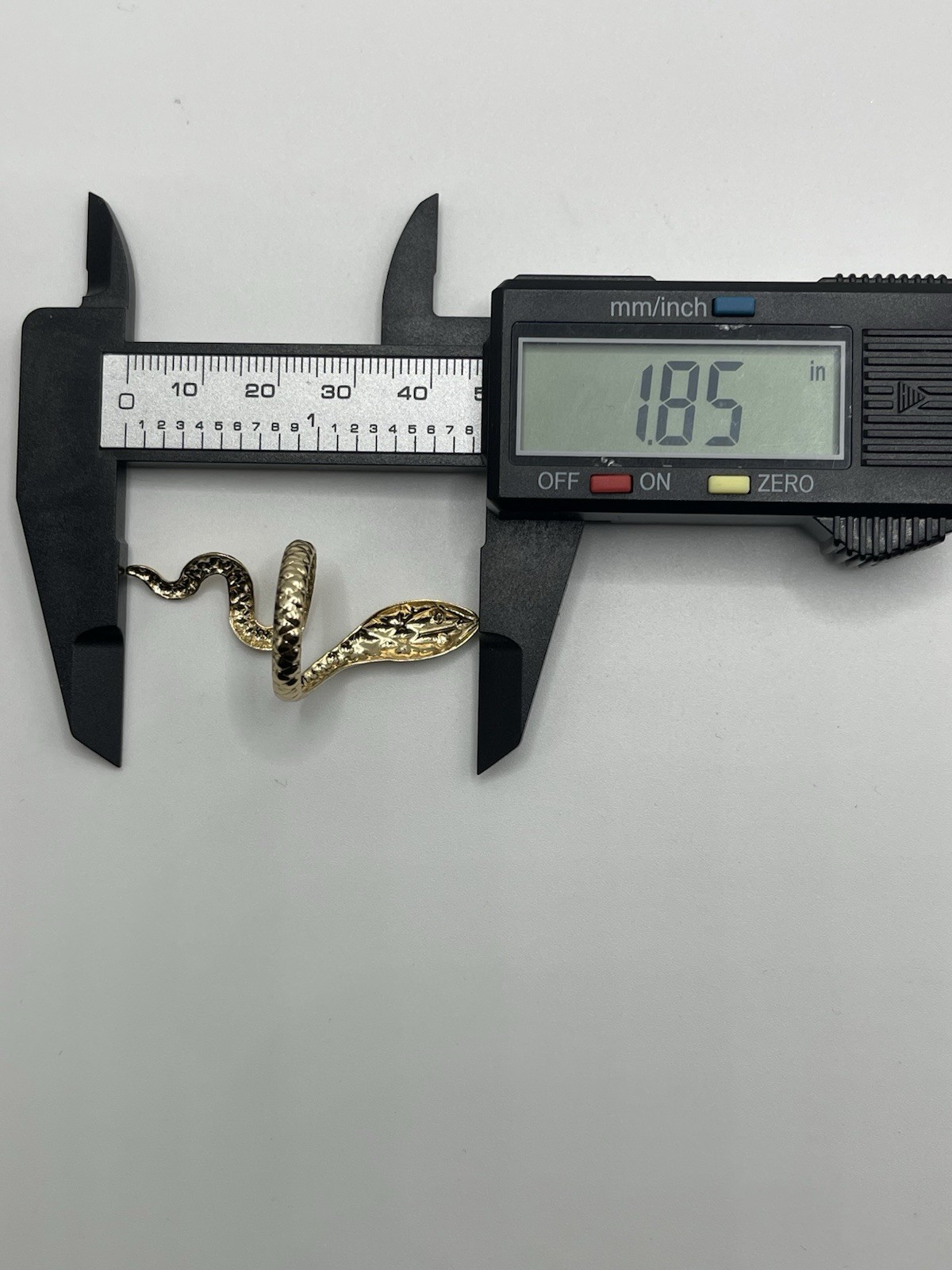2 Pcs Set 14k Gold Plated Large Snake Bracelet Ring Universal Size Adjustable