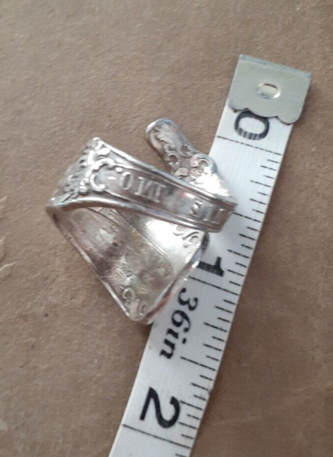 Eads Bridge Silver Spoon Ring St Louis Missouri 17 Grams Size 10
