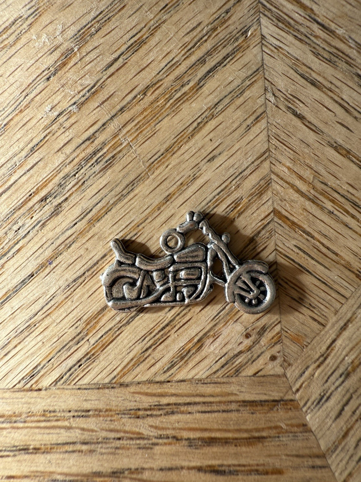 Motorcycle #1 Charm Pendant Tibetan Silver J1044-7