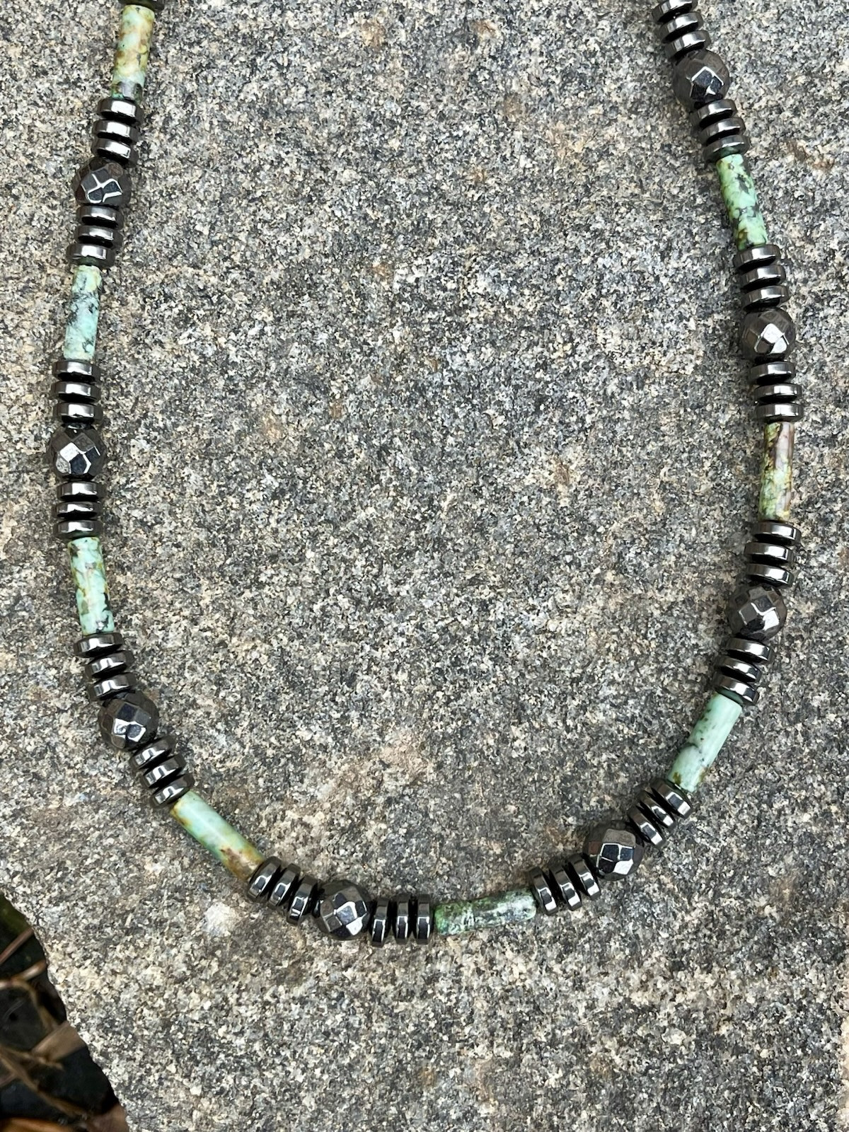 Therapy Magnetic Hematite AFRICAN TURQUOISE Bracelet Anklet Necklace MENS WOMENS