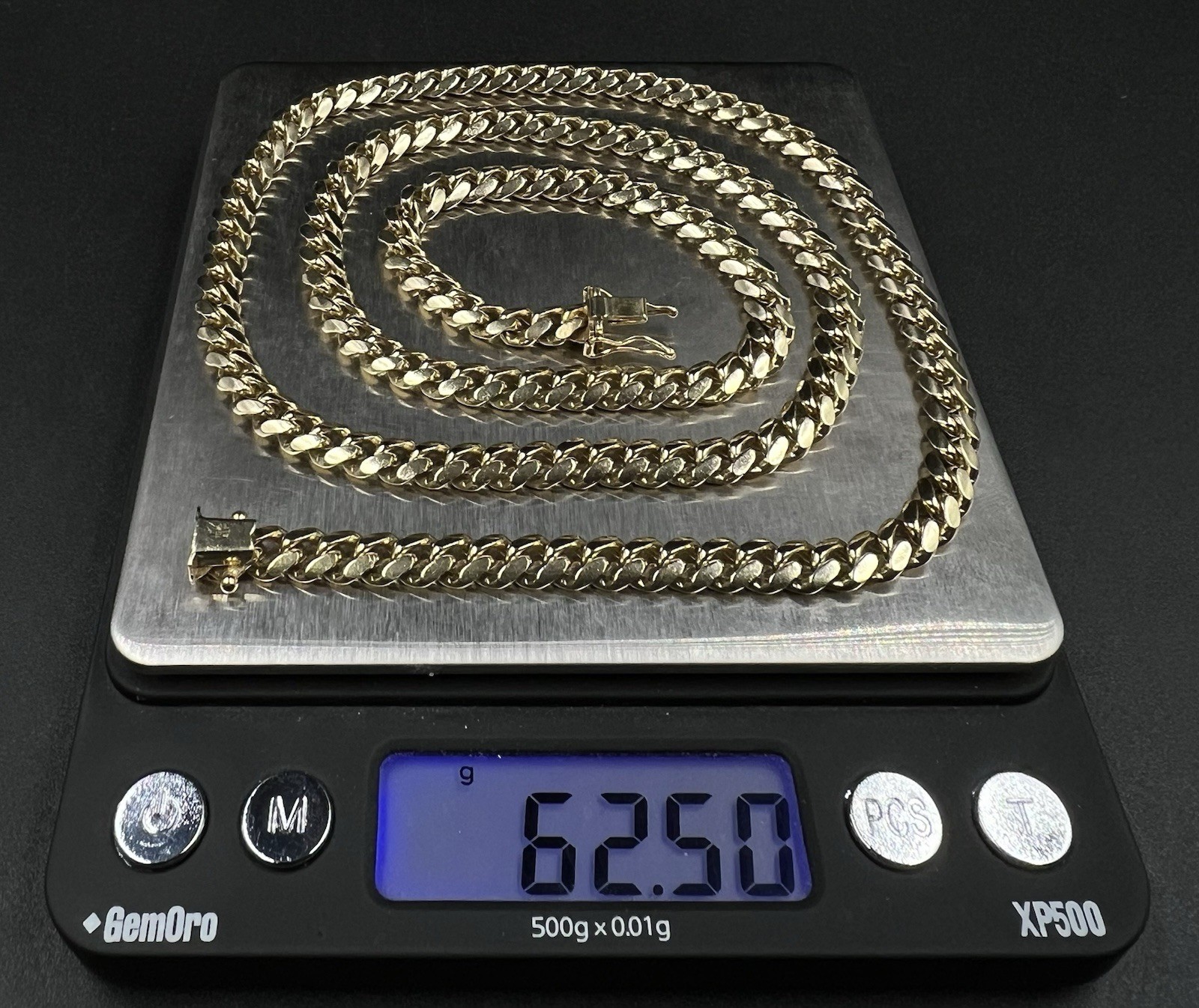 25” 10K Solid Yellow Gold Miami Cuban Chain | 62.5g | 6mm | Box Clasp |
