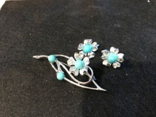 Sarah Coventry Pin and Clip Earring Set – Slightly Used, Low Shipping