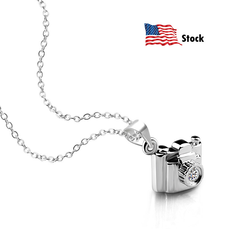 Solid 925 Sterling Silver Sideways Cross Pendant Chain Necklace 17″ for Women