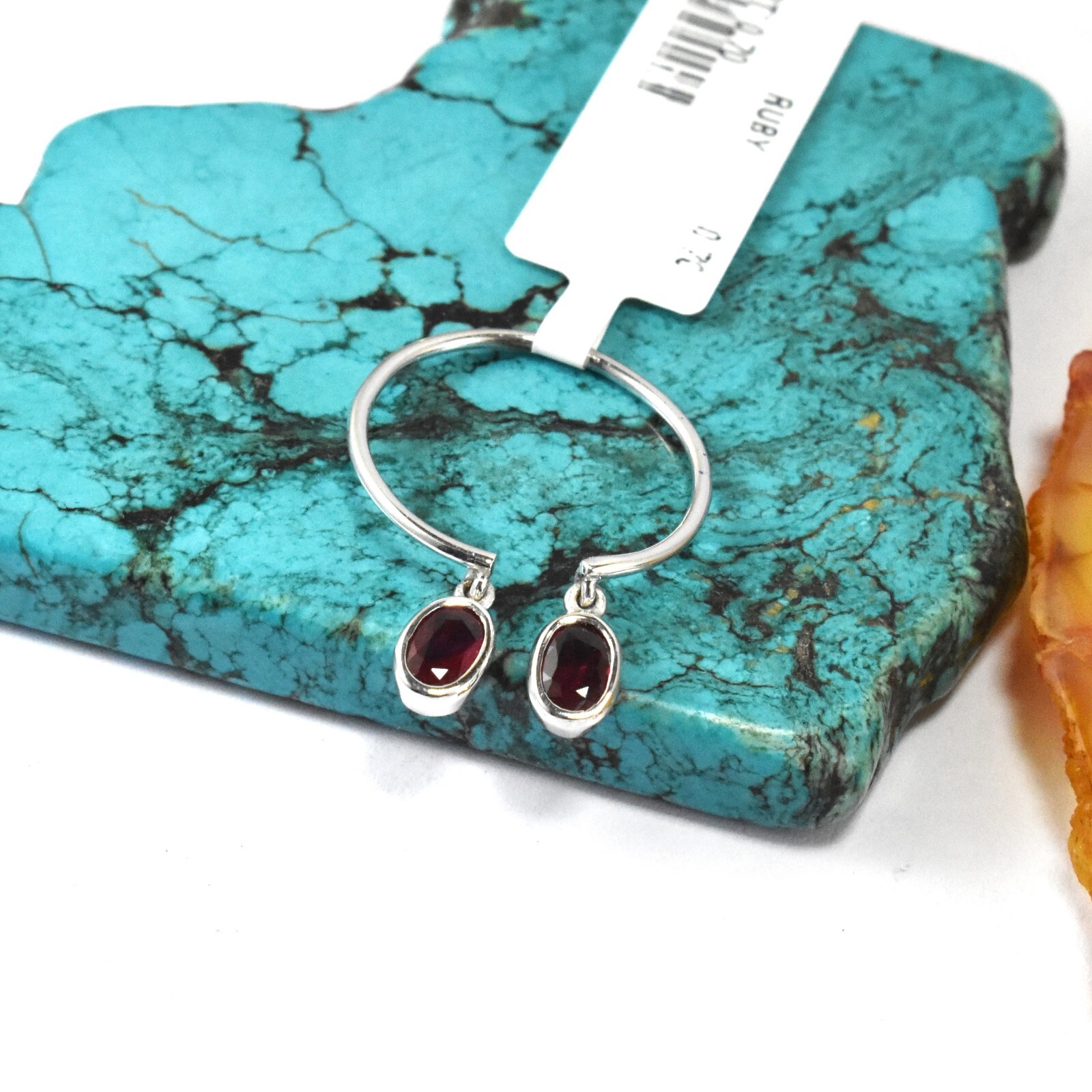 Precious Ruby Silver Adjustable Ring Adjustable and Sizable Fashionable Ring