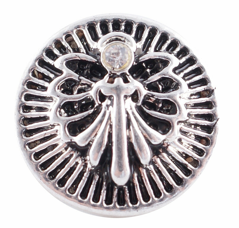 Mini Snap Jewelry Rhinestone Angel fits 12mm Petite Ginger Charms Christmas New