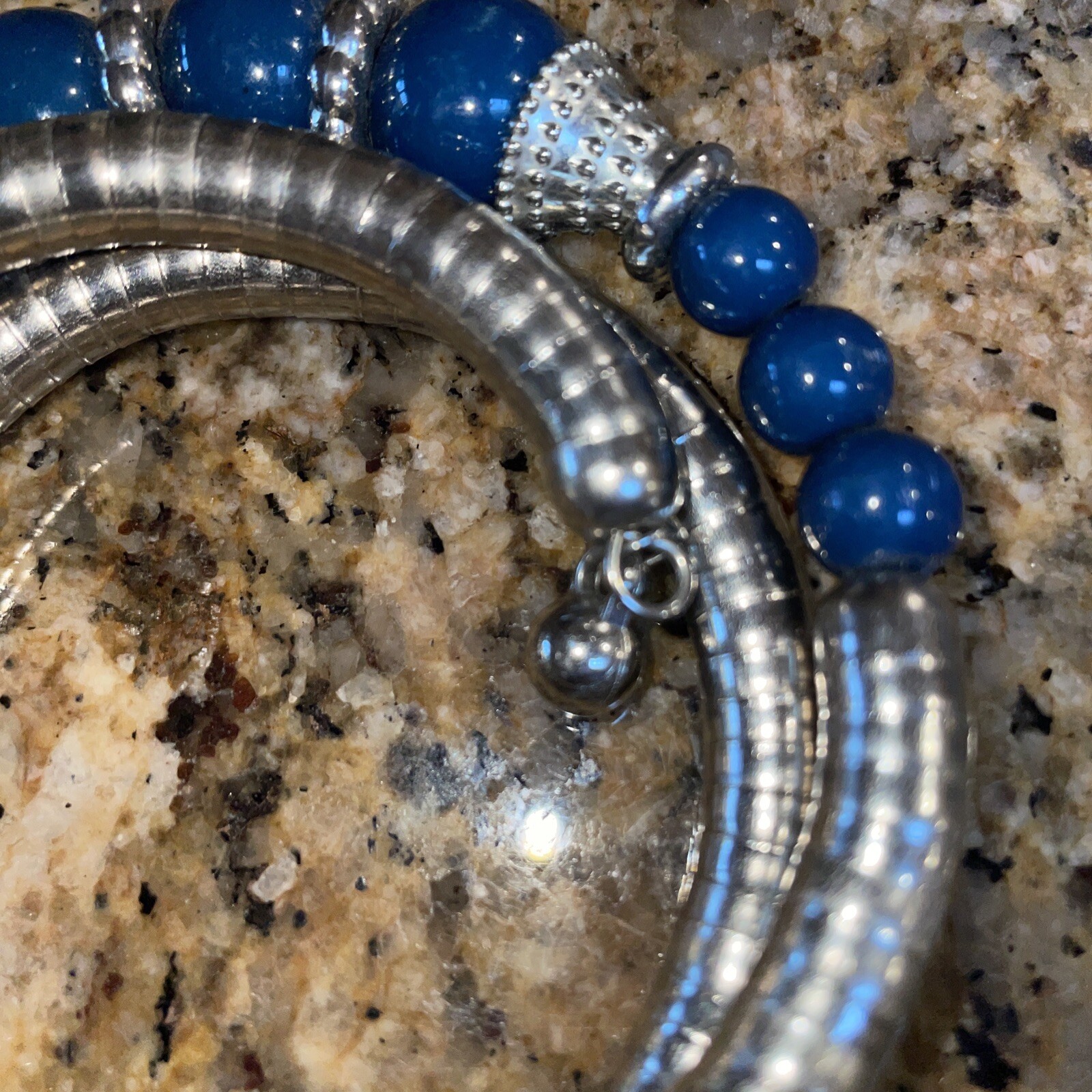 Faux Turquoise Tubogas Tubing Snake Wrap SOUTHWESTERN/BOHO Bracelet Choker