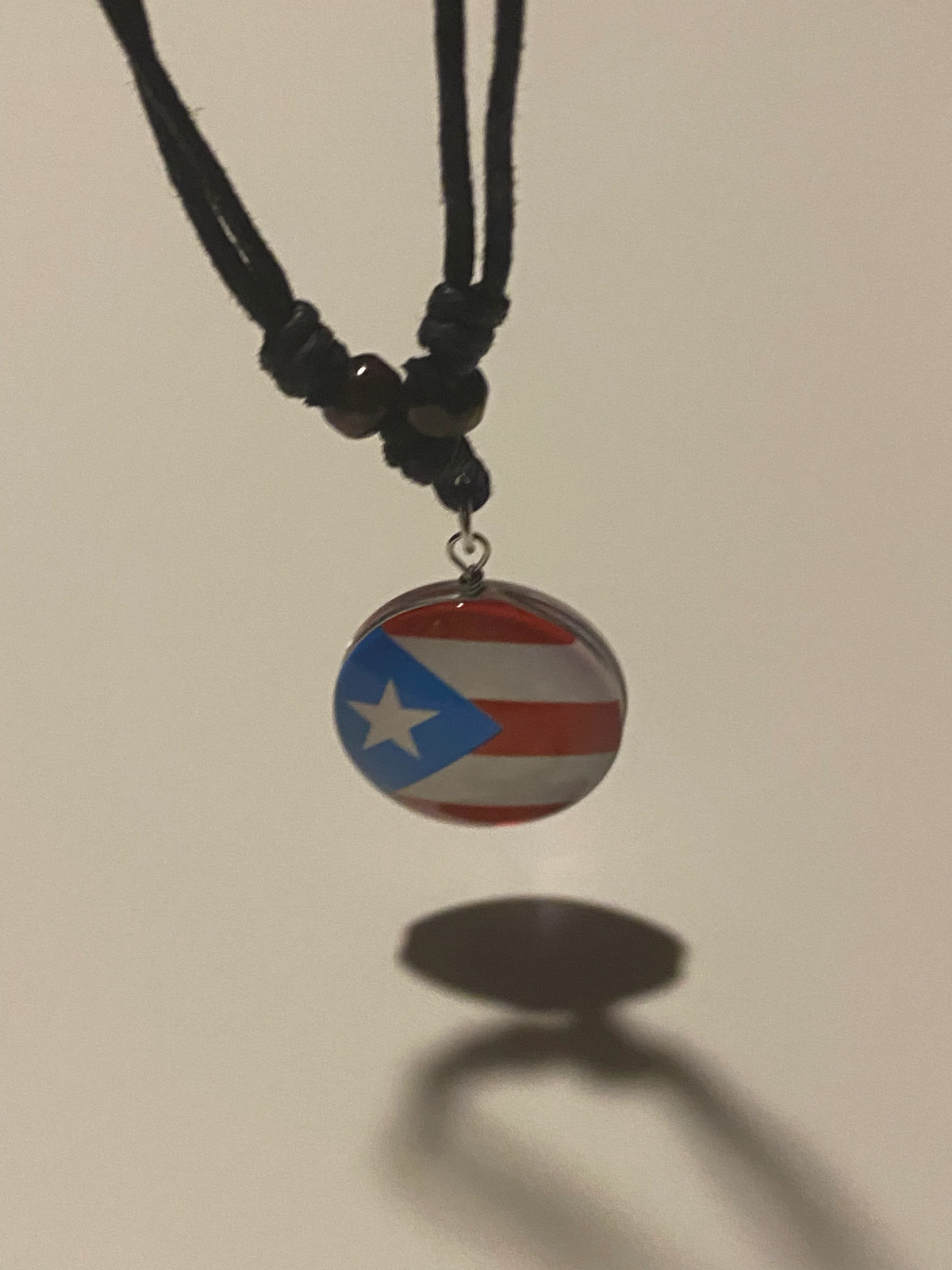 Puerto Rico Necklace with Flag FREE SHIPPING