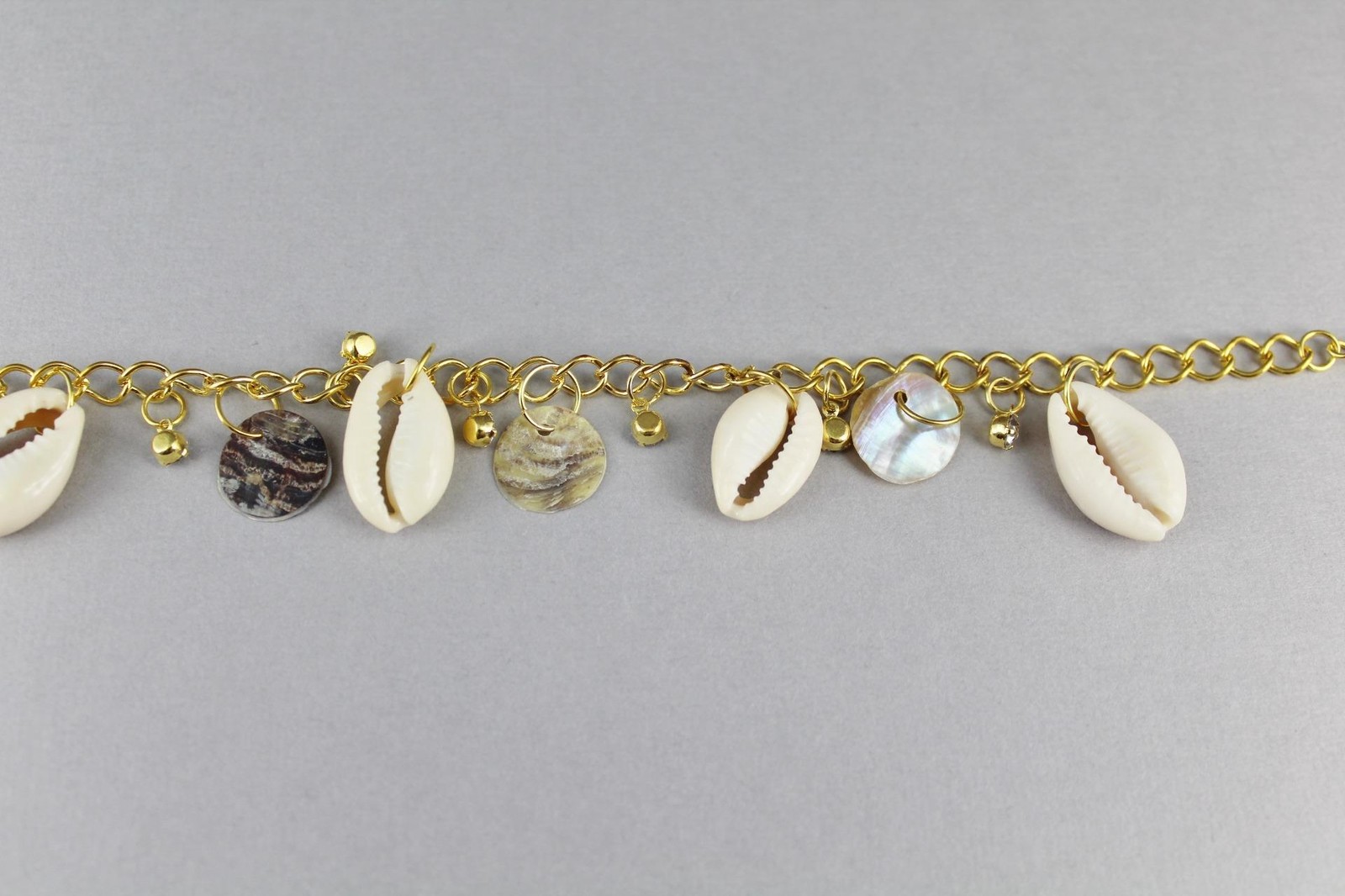 Gold Shell anklet seashell adjustable ankle bracelet 8 – 11 inches anklette