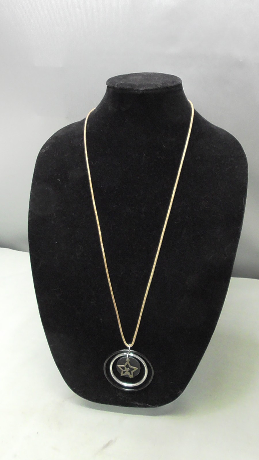 Fairy Sitting on ta star Pendant Necklace