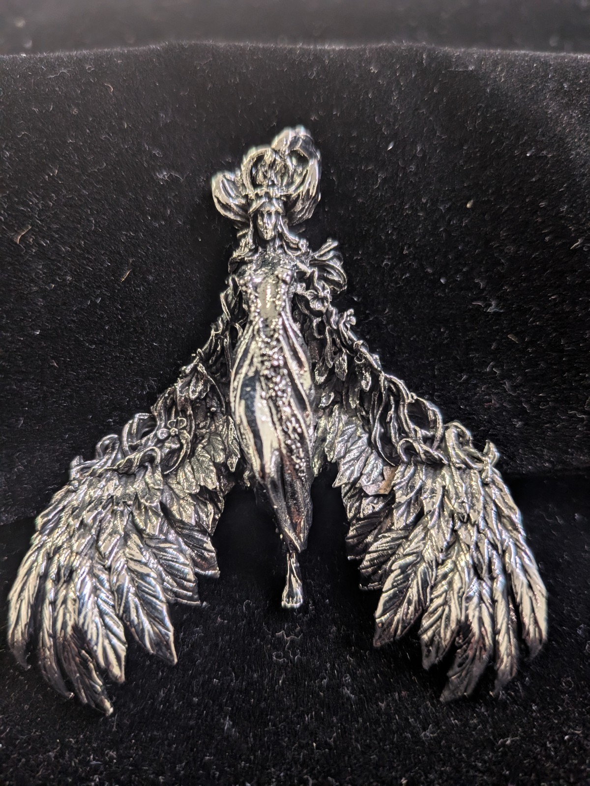 Amalthea, Classic Greek Mythology, Horned Goddess, Stainless Steel, Pendant