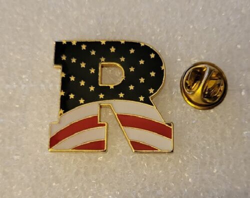 TRUMP WON TRUMP 2024 R USA Republican lapel pin