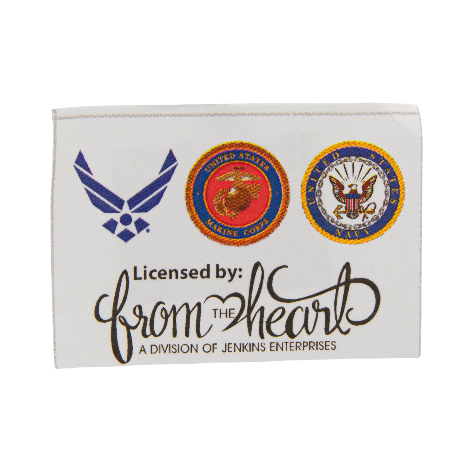 United States Air Force Seal Stainless Steel Charm Bracelet