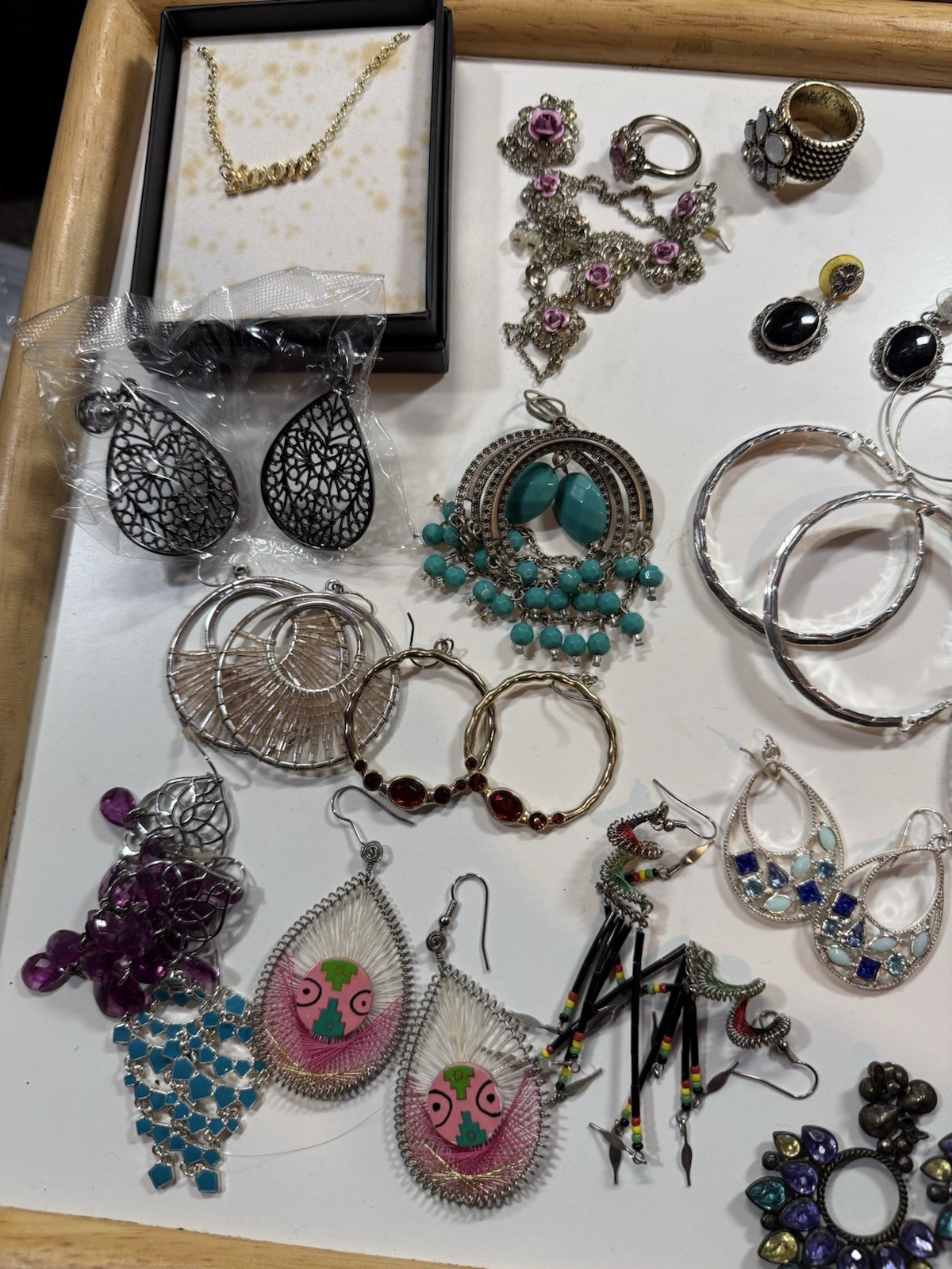 Massive Avon Lot Rings Bracelets And Earrings. Brand New