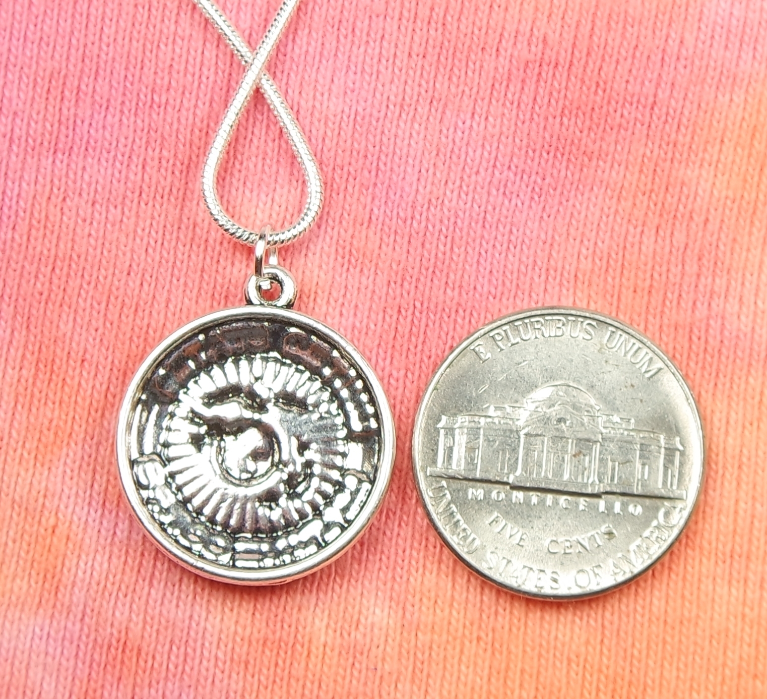 US Marine Corps Necklace, USMC United States Military USA Service Jewelry