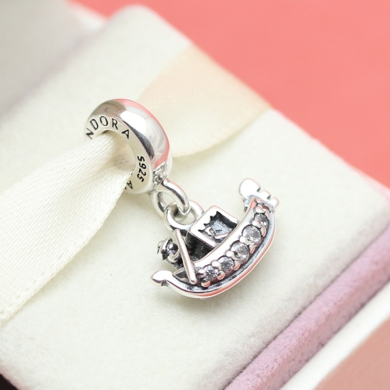 New! Authentic Pandora Gondola 791143CZ Venice Italy