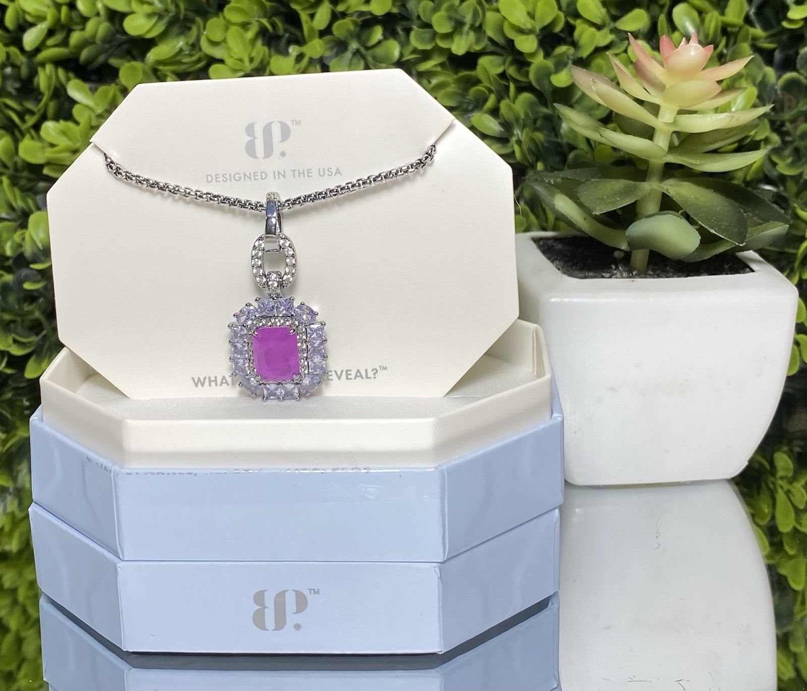 Bomb Party Necklace NK 73304 “Sparks In The Sky”💜Original Collection