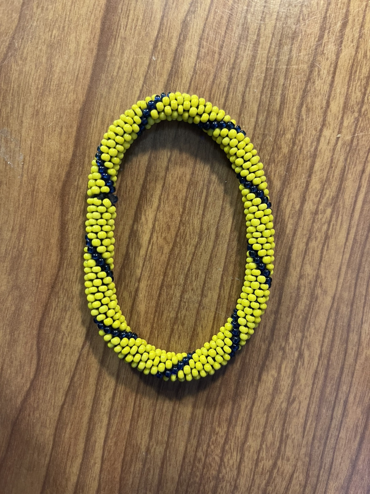 Cute Young Girls Bead Bracelet (Inner Diameter 2” / For Small Children Only)