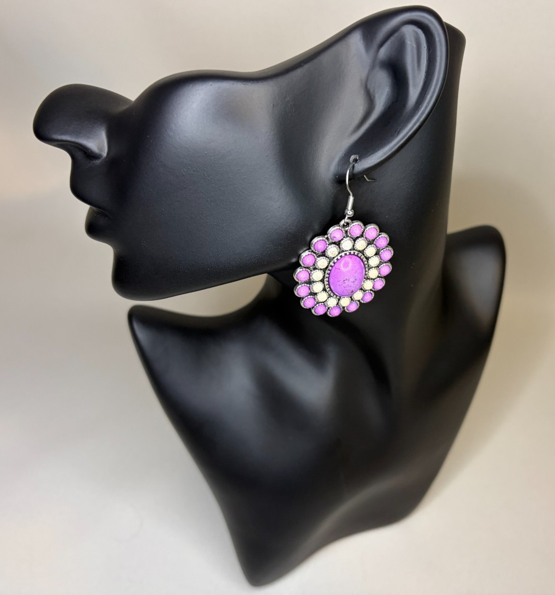 Paparazzi Solstice Purple Stone Earrings