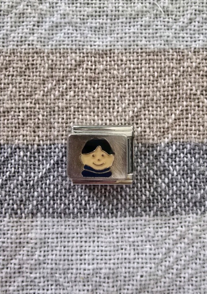 “Cute Boy Face” Italian Modular Charm 9mm FREE SHIPPING!!