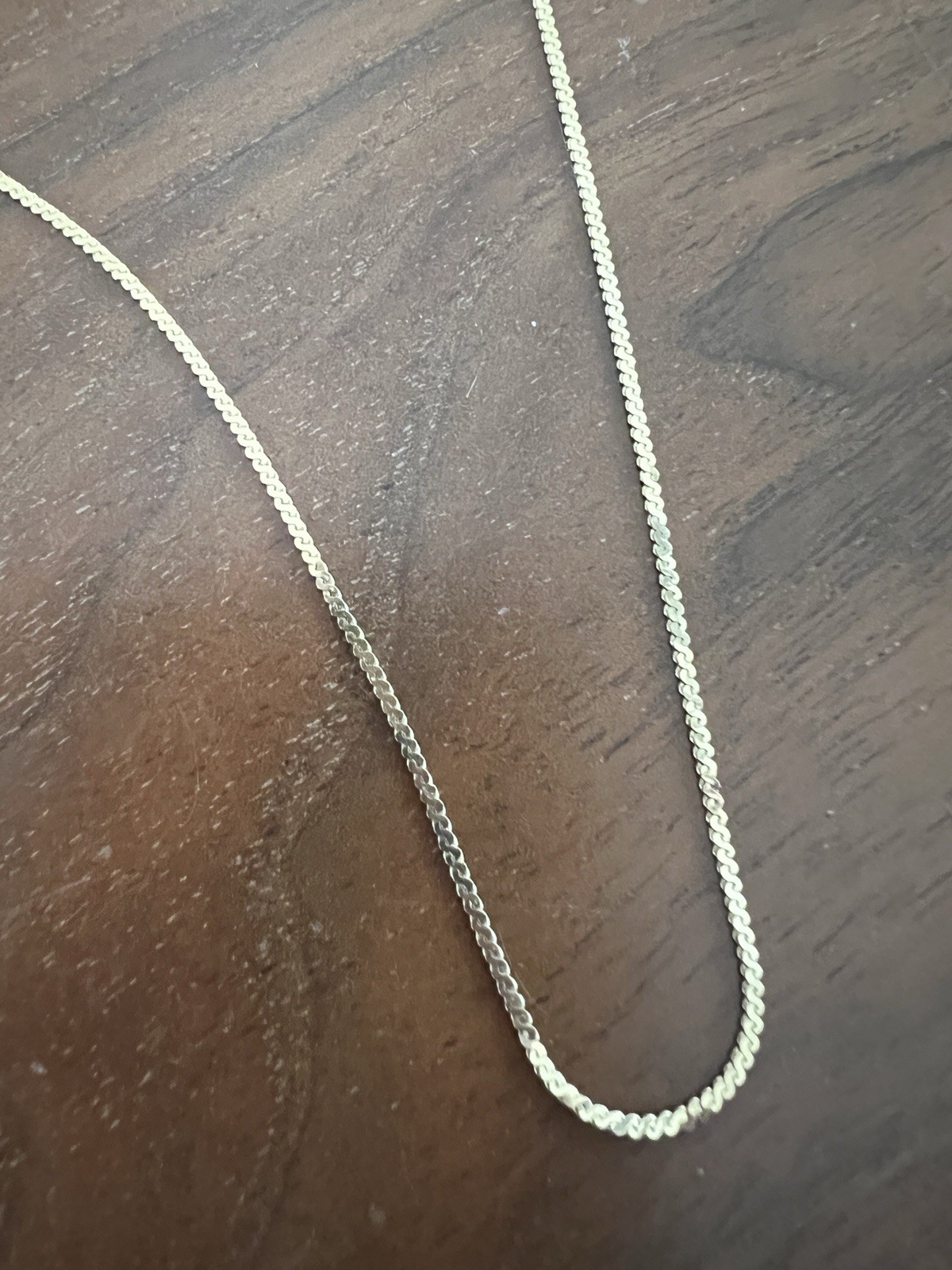 14k Yellow Gold Chain Necklace, 20 in, Spring Ring Clasp. 2 grams