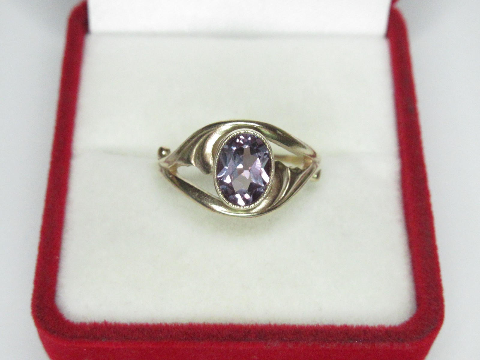 Women’s 925 sterling silver ring, alexandrite, 3,01 gr, size 6,5