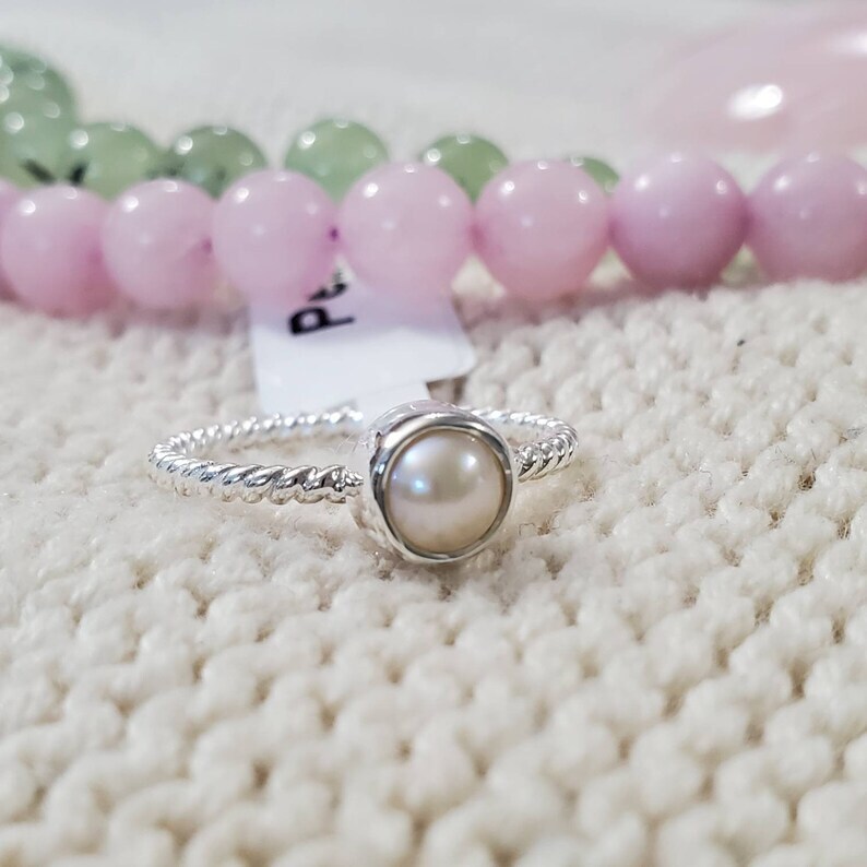 Pearl Designer ring 925 Silver Handmade Jewelry All Size Available