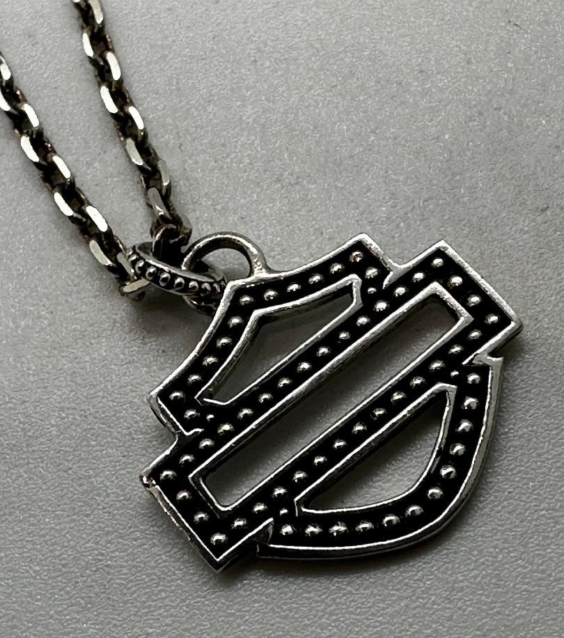 Harley Davidson MOD Sterling Silver .925 Pendant / Necklace Open Design B5