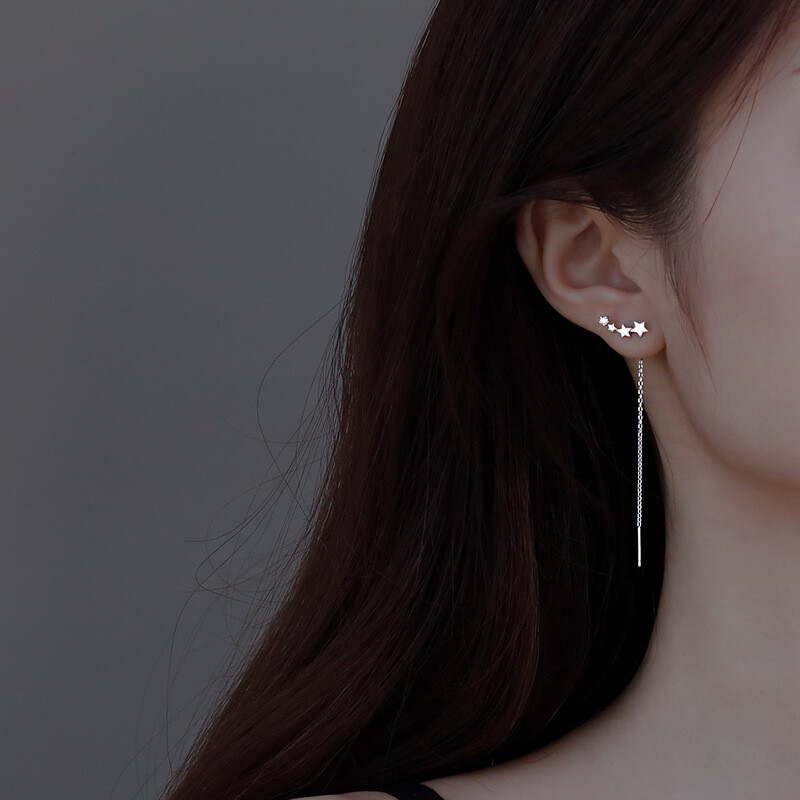Double-sided Pear | Front-Back Pearl Earrings | Beautiful and Classic in Style