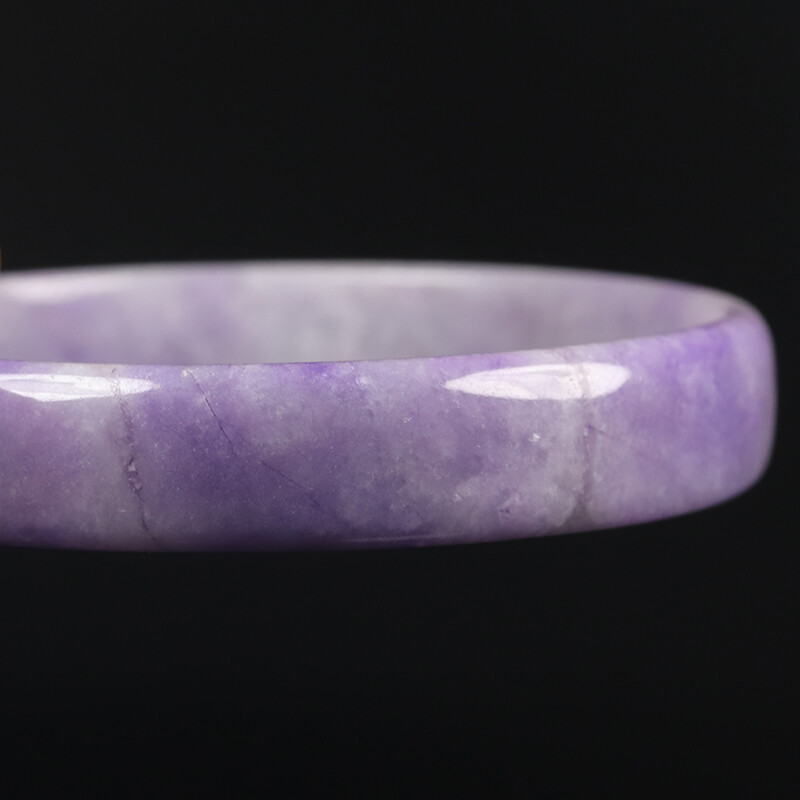 57mm Lavender Purple Jadeite Jade Bangle Bracelet Women’s Chinese Jade 10471