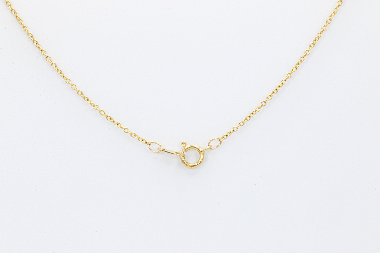 Diamond Cross Pendant in 18K Yellow Gold Necklace