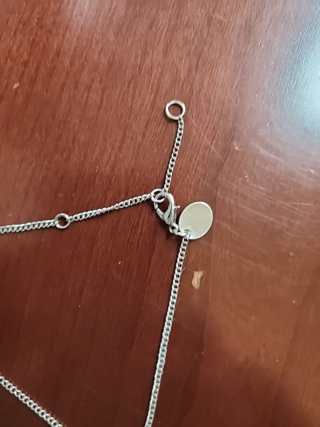 Lovisa Moissanite Egg Pendant with Necklace & Extenders Large 1.5″ Brilliant