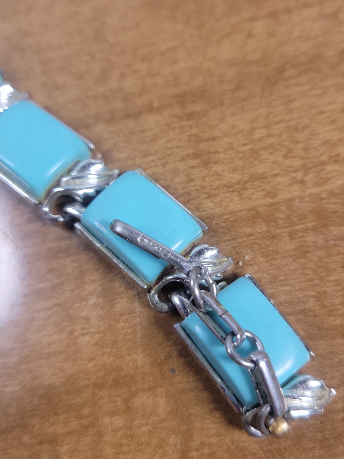 Fashion Silver Tone Neckalce Woth Blue Stones Fashion Great Gift Idea